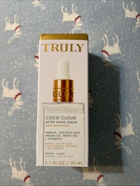 TRULY Coco Cloud After Shave Serum – White & Gold